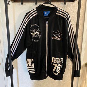 Adidas Track Jacket Black Size Large